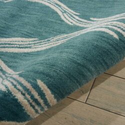 Alternative view of Nourison Tranquility TNQ02 Aqua Area Rug