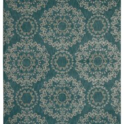 Nourison Tranquility TNQ03 Aqua Area Rug