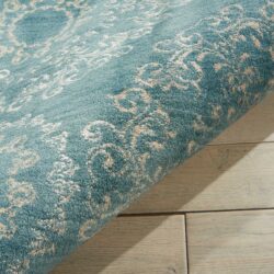 Alternative view of Nourison Tranquility TNQ03 Aqua Area Rug