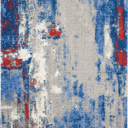 Nourison Twilight TWI20 Grey Blue Area Rug