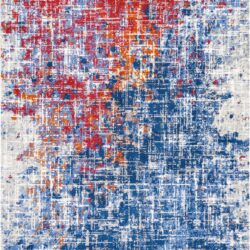 Nourison Twilight TWI25 Red Blue Area Rug