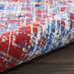 Alternative view of Nourison Twilight TWI25 Red Blue Area Rug
