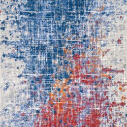 Nourison Twilight TWI25 Red/Blue Area Rug