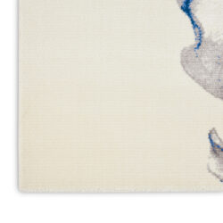 Alternative view of Nourison Twilight TWI27 Ivory/Blue Area Rug