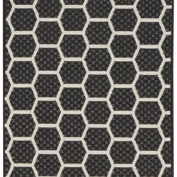 Nourison Twist Reversible TWS01 Black Area Rug