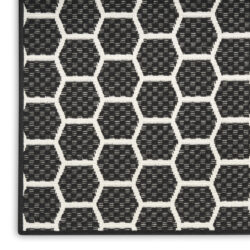 Alternative view of Nourison Twist Reversible TWS01 Black Area Rug