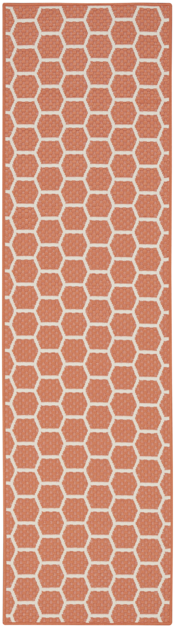 Nourison Twist Reversible TWS01 Coral Area Rug