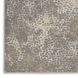 Alternative view of Michael Amini MA90 Uptown UPT02 Beige Grey Area Rug