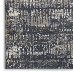 Alternative view of Michael Amini MA90 Uptown UPT03 Charcoal Grey Area Rug