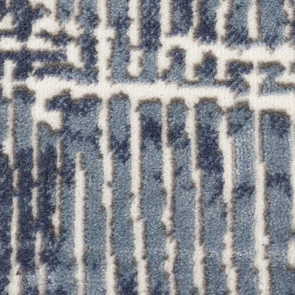 Nourison Urban Decor URD01 Slate/Ivory Area Rug - Image 4