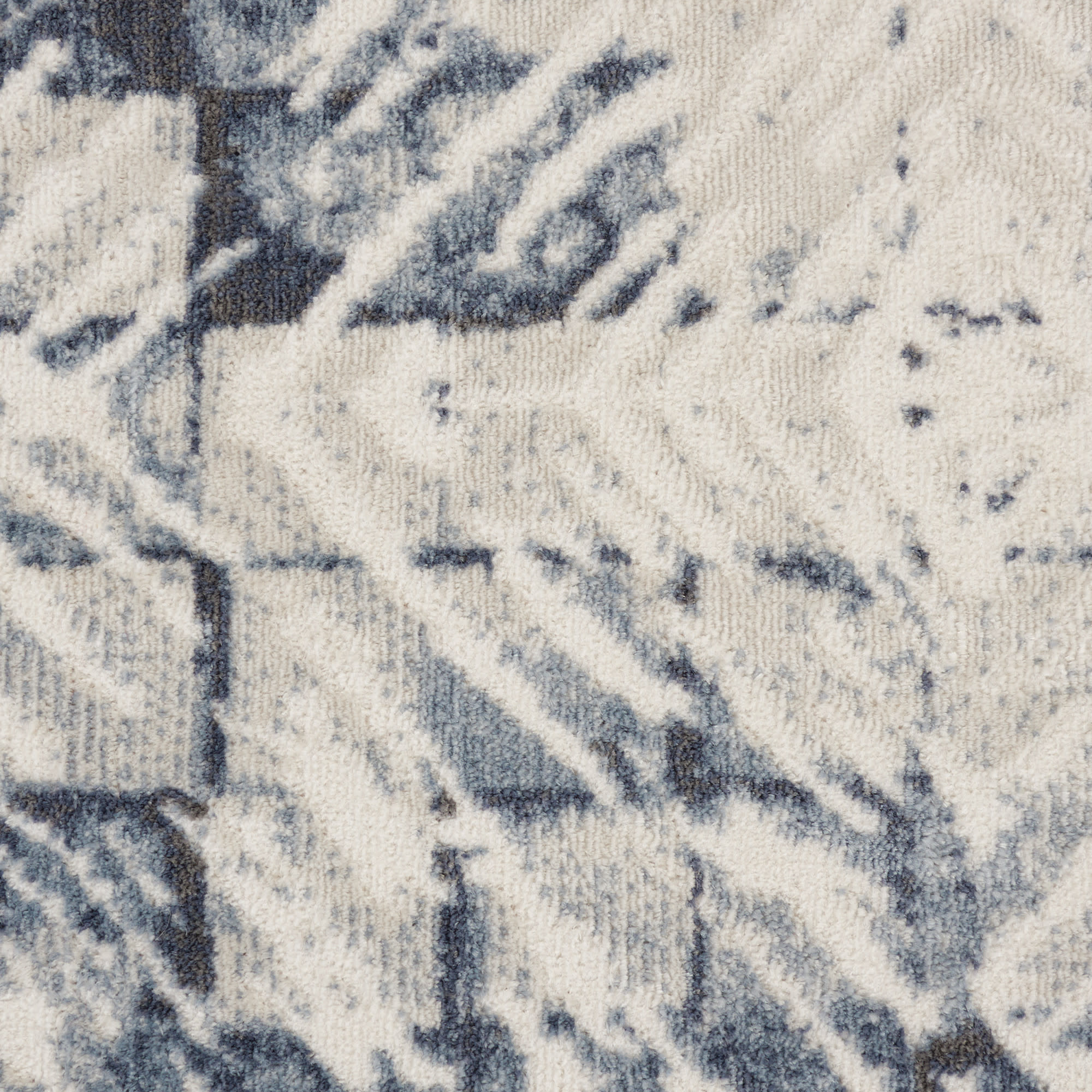 Nourison Urban Decor URD02 Ivory/Blue Area Rug - Image 4
