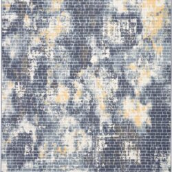 Nourison Urban Decor URD05 Ivory/Sky Area Rug