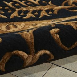 Alternative view of Nourison Vallencierre VA35 Beige Black Area Rug