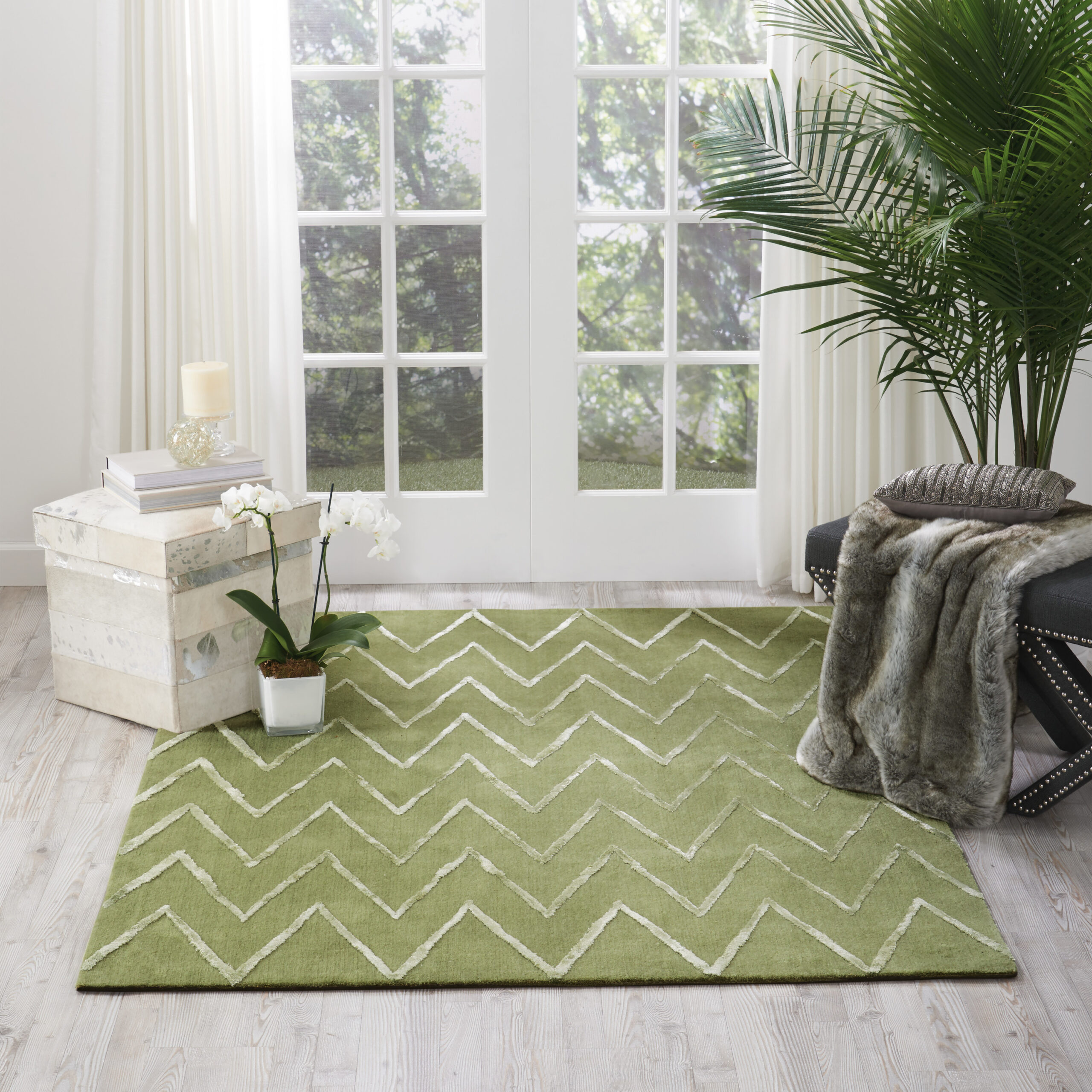 Nourison Vita VIT14 Kiwi Area Rug - Image 4