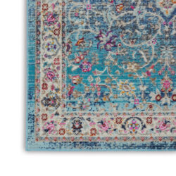 Alternative view of Nourison Vintage Kashan VKA01 Blue Area Rug
