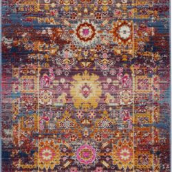 Nourison Vintage Kashan VKA03 Red/Multicolor Area Rug