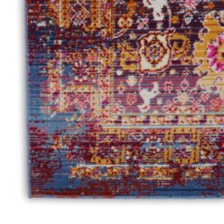 Alternative view of Nourison Vintage Kashan VKA03 Red/Multicolor Area Rug