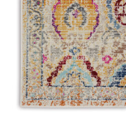 Alternative view of Nourison Vintage Kashan VKA04 Ivory Multicolor Area Rug