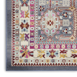 Alternative view of Nourison Vintage Kashan VKA05 Grey Multicolor Area Rug