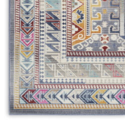 Alternative view of Nourison Vintage Kashan VKA06 Grey Multicolor Area Rug