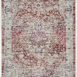 Nourison Vintage Kashan VKA07 Red/Ivory Area Rug
