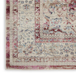 Alternative view of Nourison Vintage Kashan VKA07 Red/Ivory Area Rug