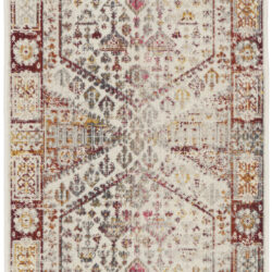 Nourison Vintage Kashan VKA08 Ivory Red Area Rug