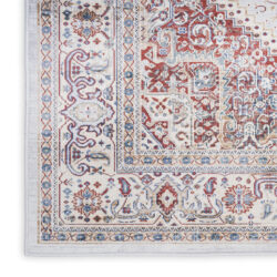 Alternative view of Nourison Vintage Home VNH01 Ivory Red Area Rug