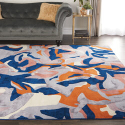 Alternative view of Portfolio Portfolio Woodson & Rummerfield WR500 Navy Area Rug