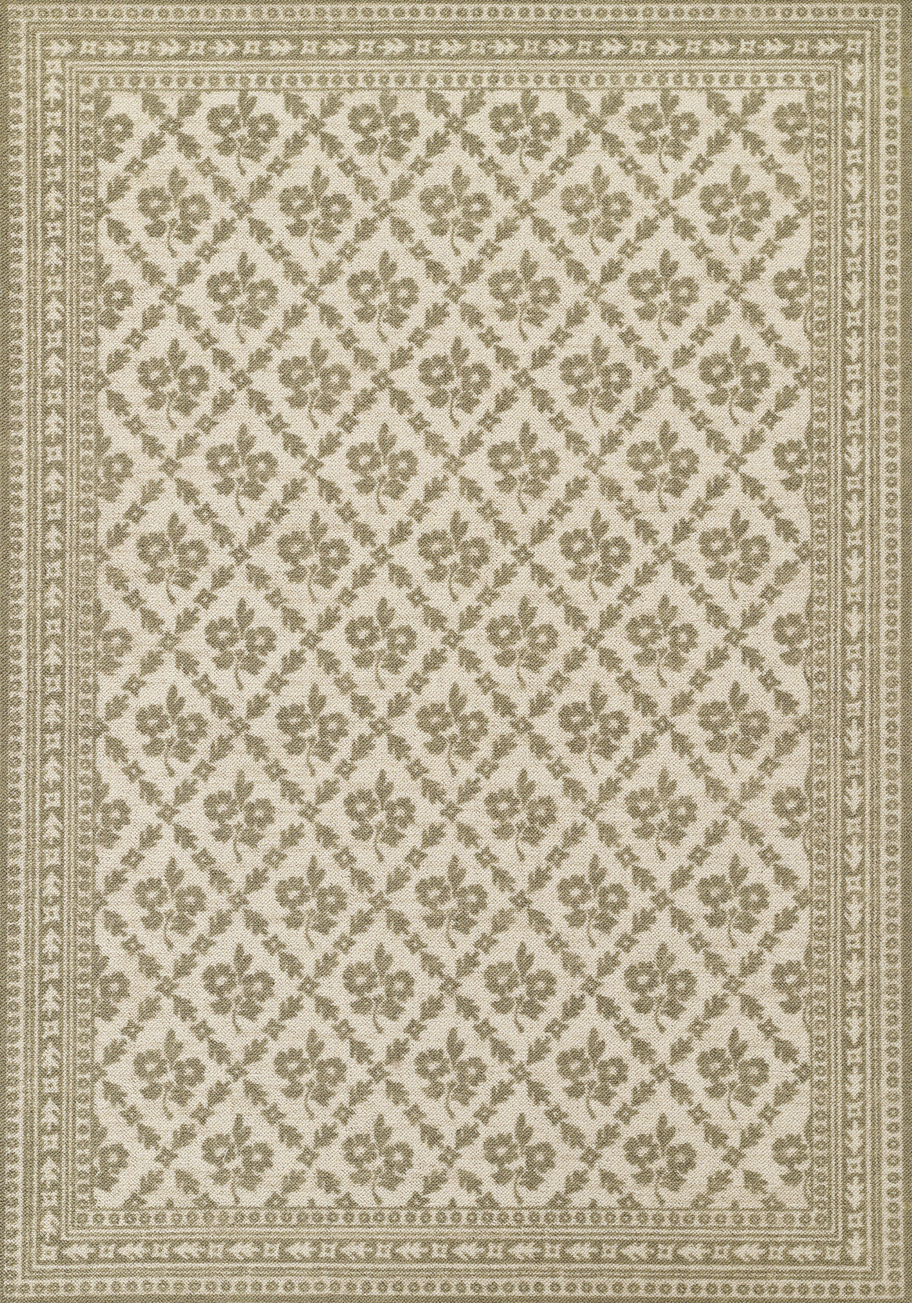 Momeni Bibury BIB-1 Green Area Rug
