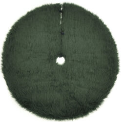 Momeni Furry Tree Skirt FTS-1 Green Area Rug