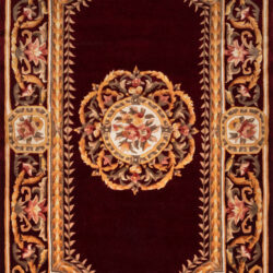 Momeni Harmony India HAI12 Burgundy Area Rug