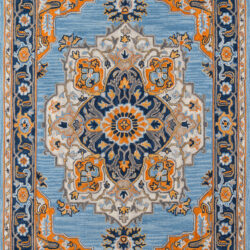 Momeni Ibiza IBI-1 Blue Area Rug