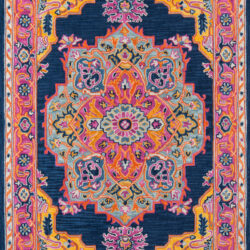 Momeni Ibiza IBI-1 Navy Area Rug