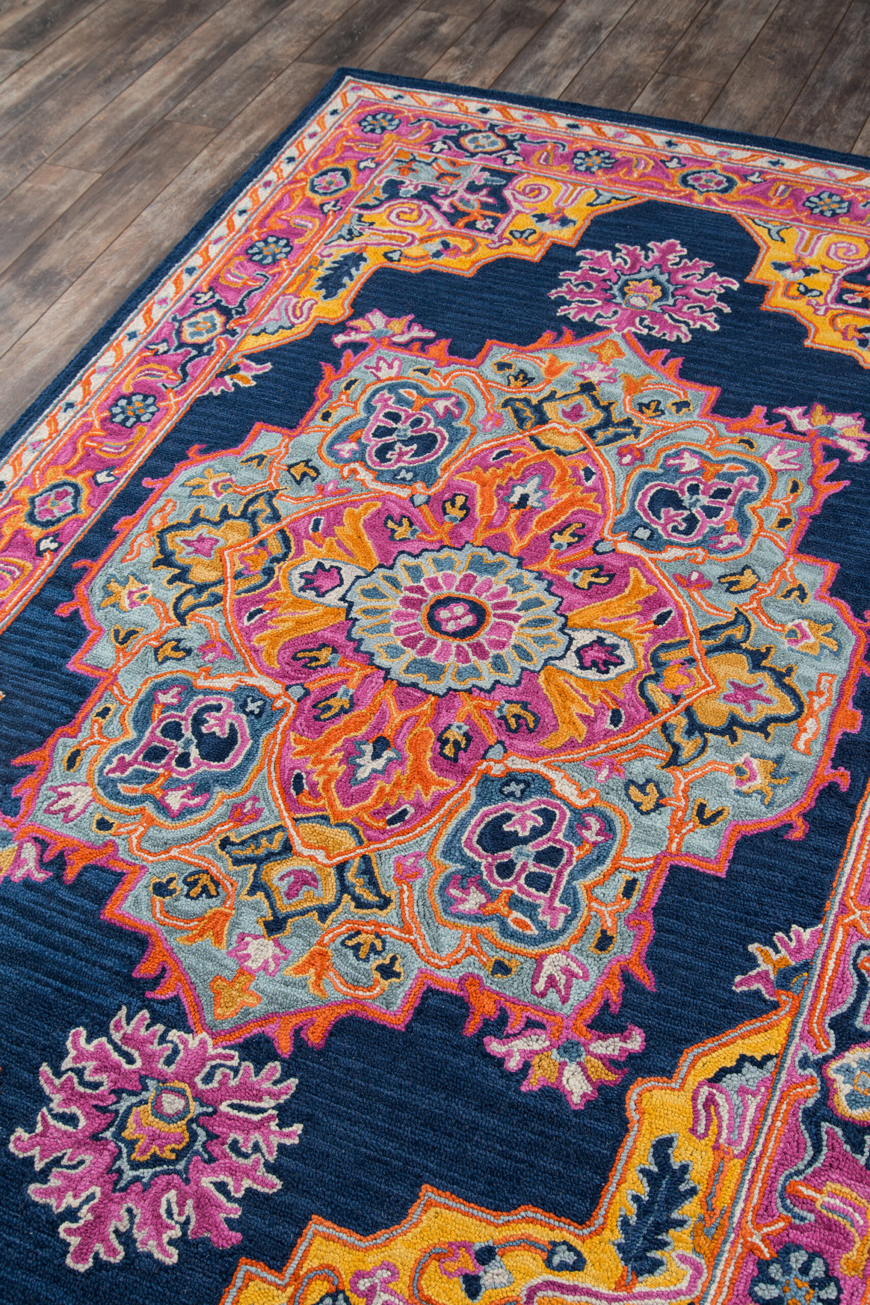 Momeni Ibiza IBI-1 Navy Area Rug - Image 2
