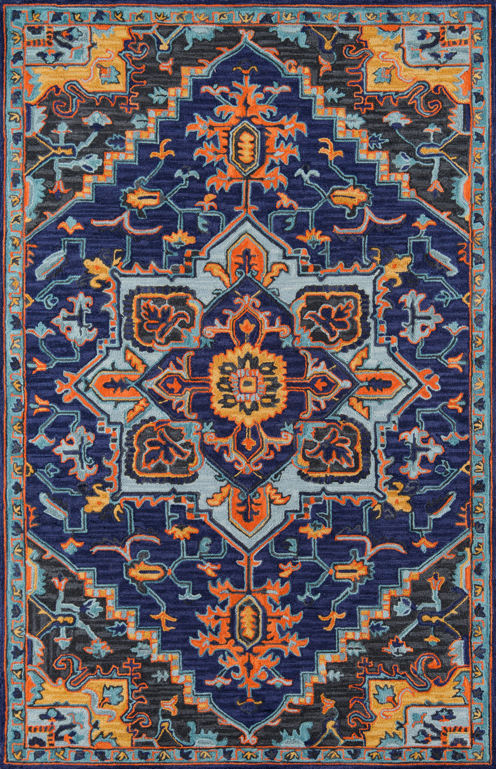 Momeni Ibiza IBI-2 Navy Area Rug