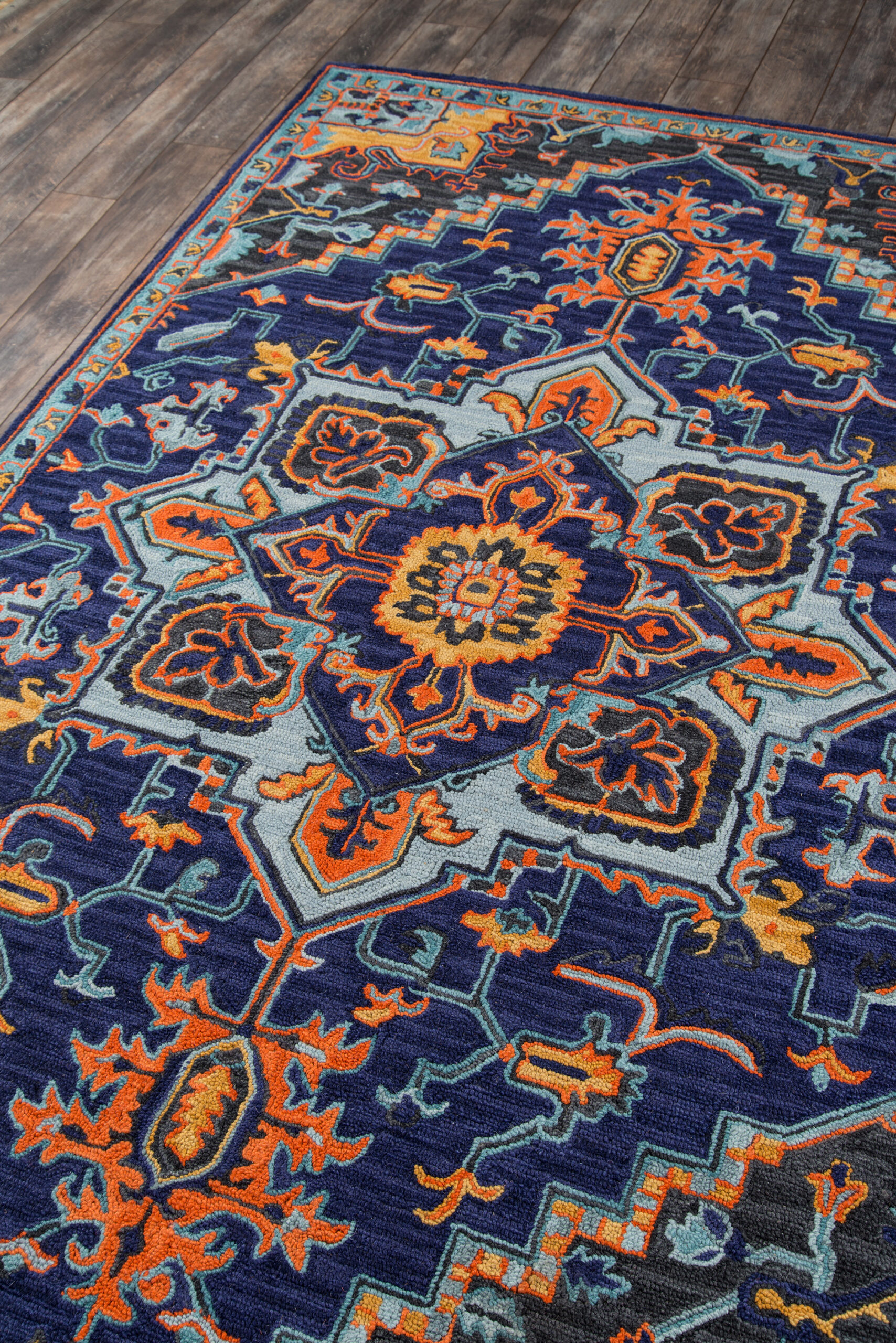 Momeni Ibiza IBI-2 Navy Area Rug - Image 2