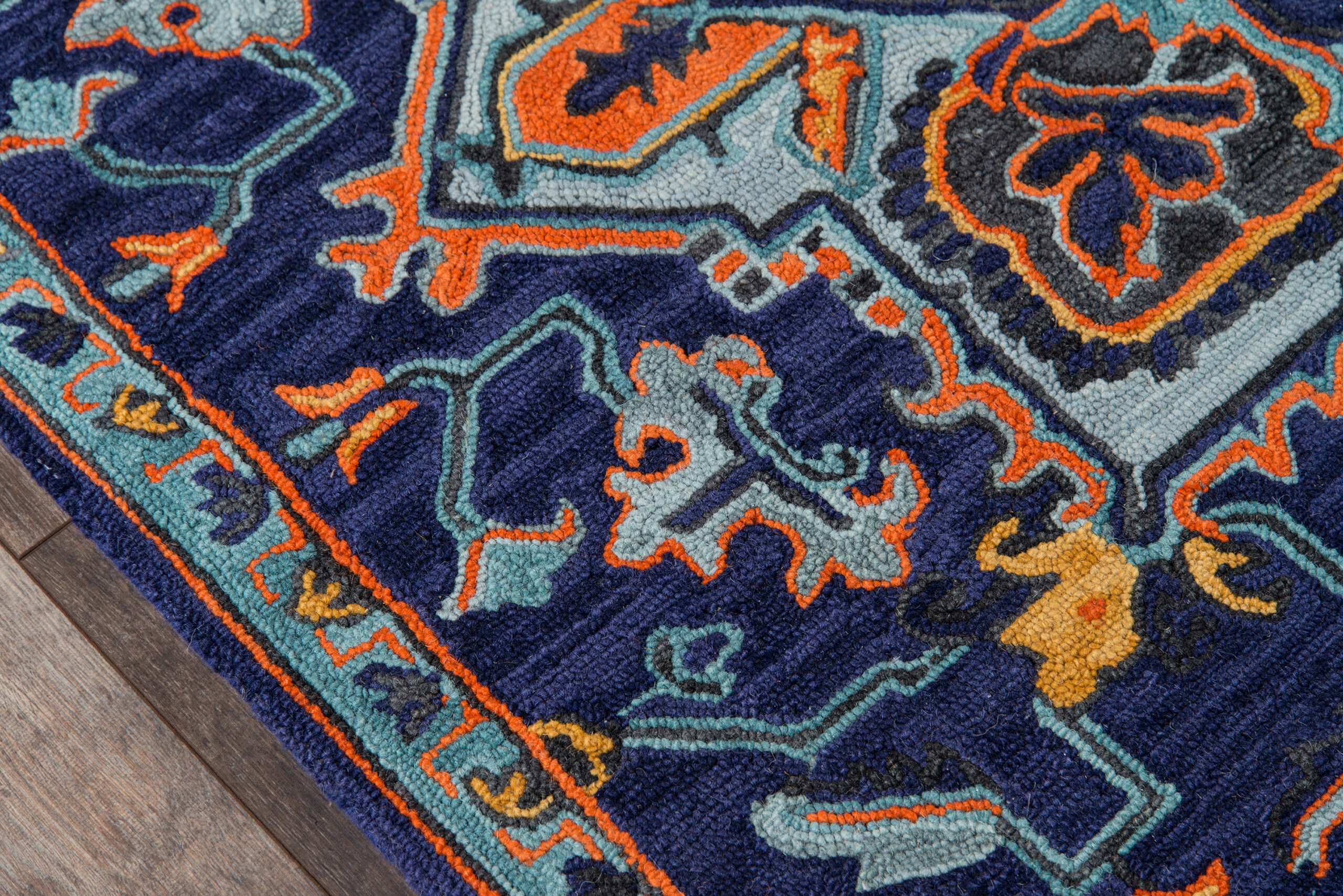 Momeni Ibiza IBI-2 Navy Area Rug - Image 3
