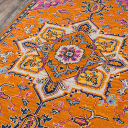 Alternative view of Momeni Ibiza IBI-2 Orange Area Rug