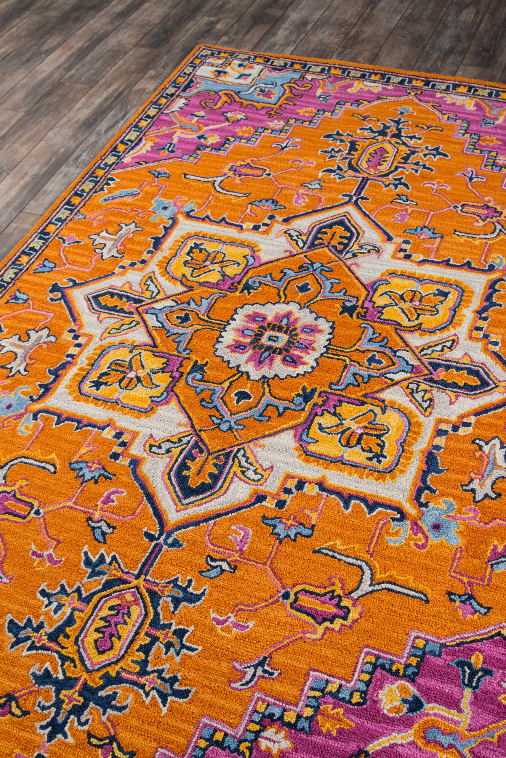 Momeni Ibiza IBI-2 Orange Area Rug - Image 2