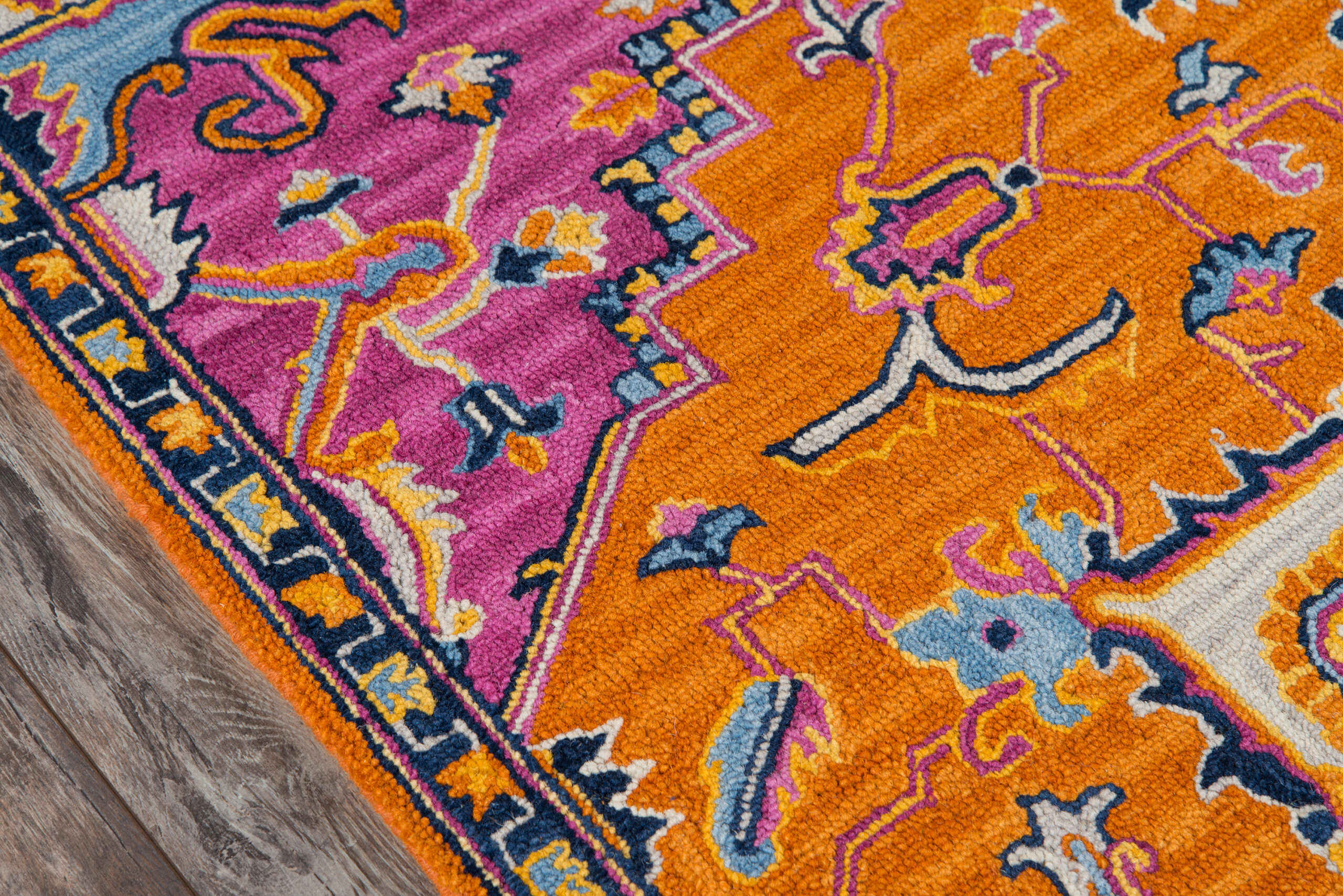 Momeni Ibiza IBI-2 Orange Area Rug - Image 3