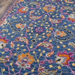 Alternative view of Momeni Ibiza IBI-3 Blue Area Rug