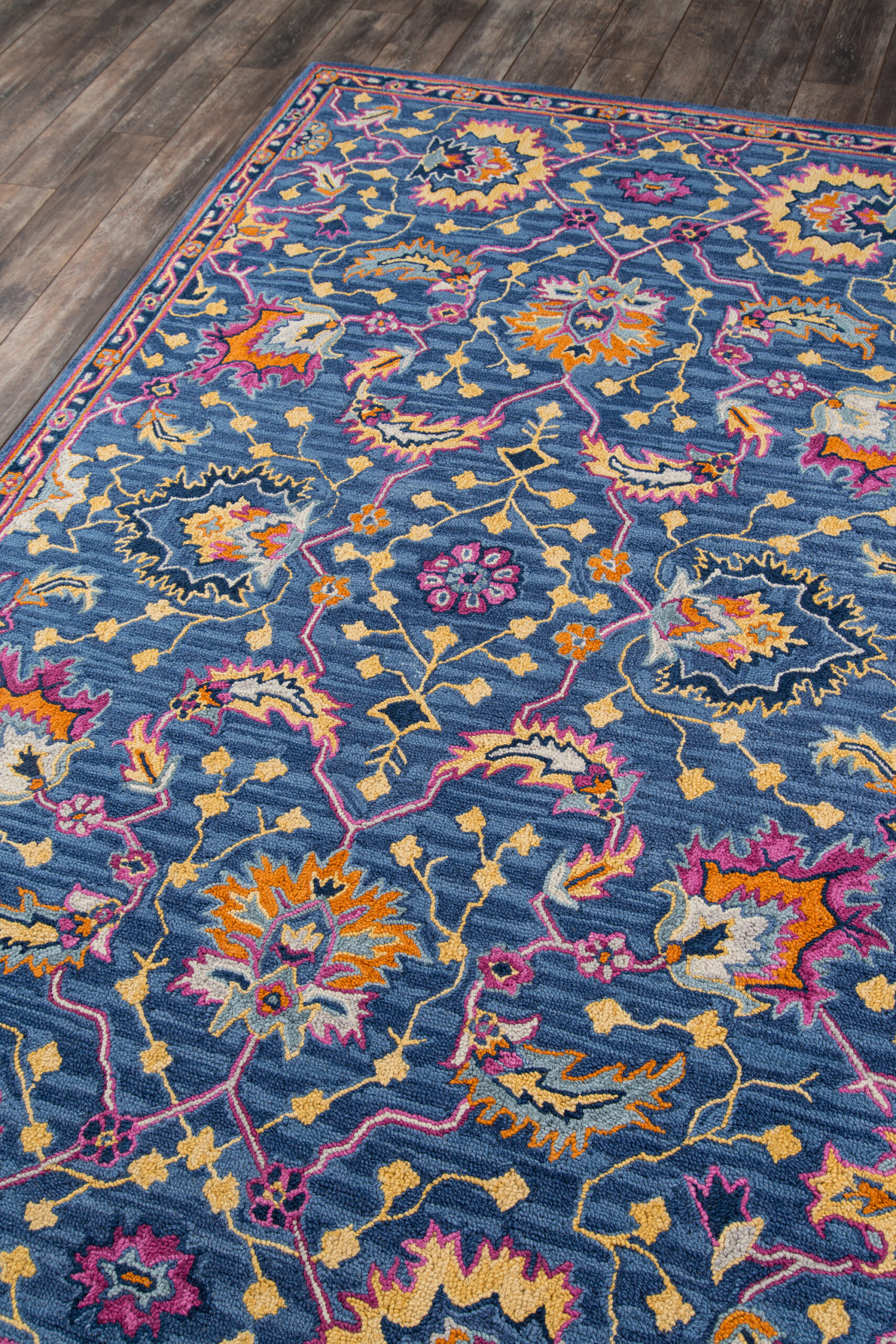 Momeni Ibiza IBI-3 Blue Area Rug - Image 2