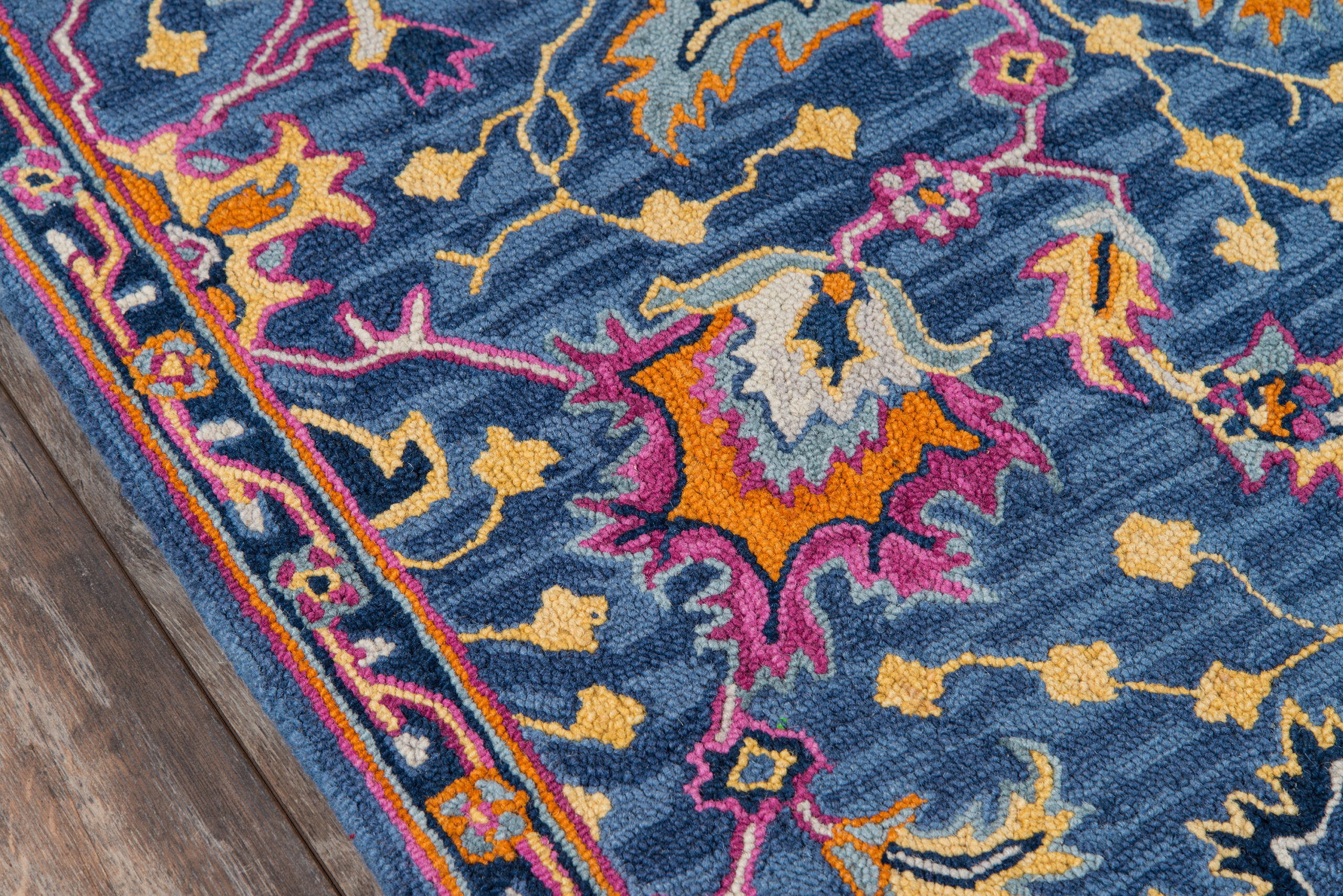 Momeni Ibiza IBI-3 Blue Area Rug - Image 3