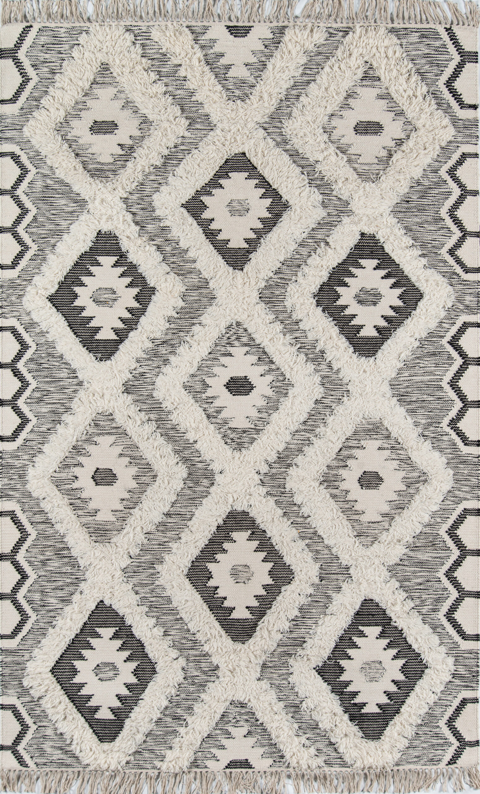 Novogratz Indio IND-5 Black Area Rug