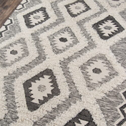 Alternative view of Novogratz Indio IND-5 Black Area Rug