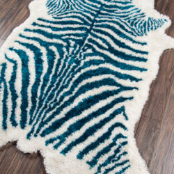 Alternative view of Novogratz Kalahari KAL-1 Turquoise Area Rug