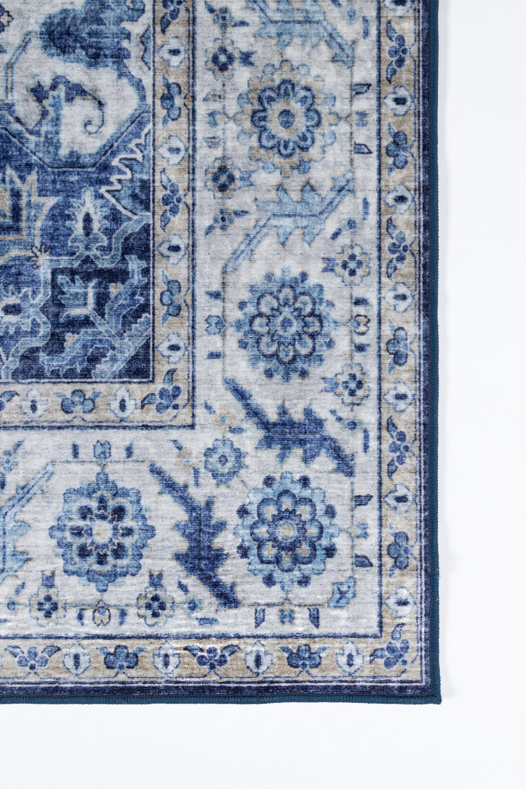 Momeni Karachi KAR-8 Blue Area Rug - Image 2
