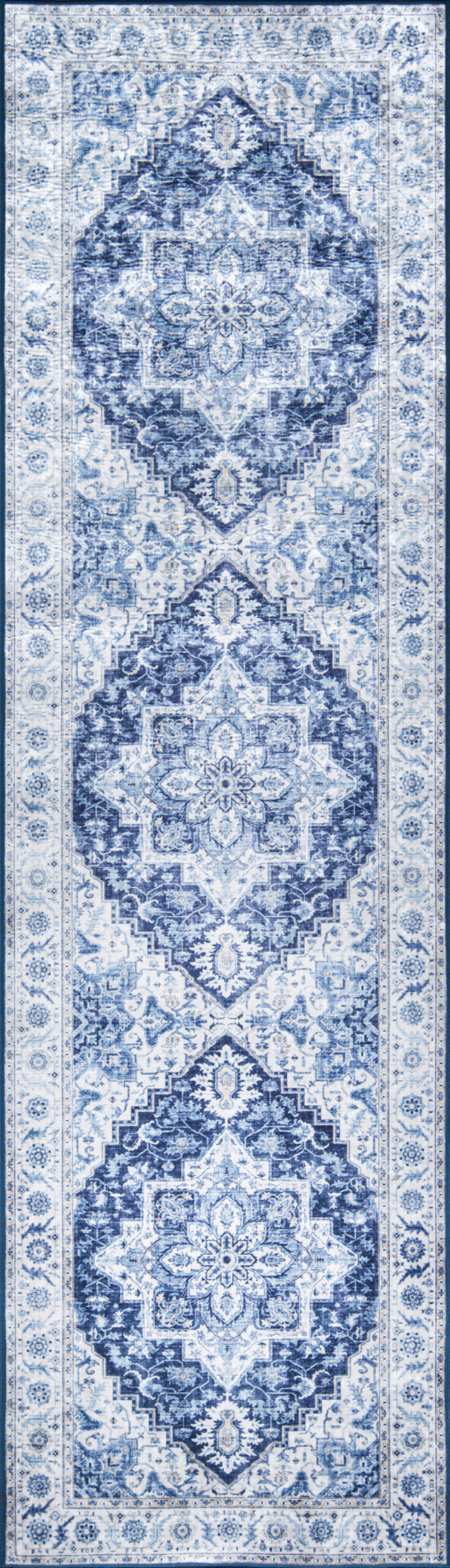 Momeni Karachi KAR-8 Blue Area Rug - Image 5