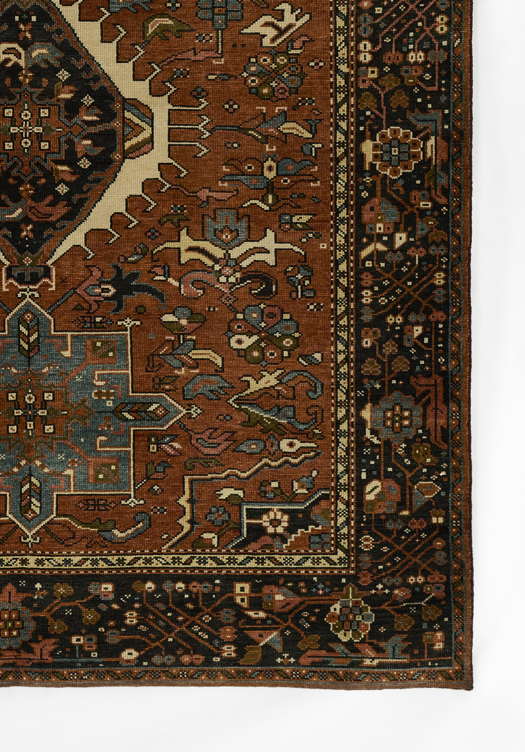 Momeni Karajeh KAJ-1 Red Area Rug - Image 2